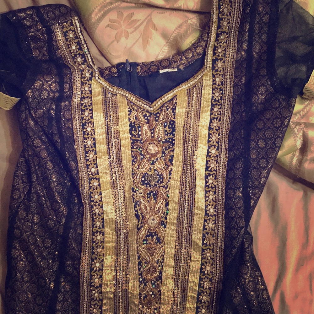 Indian dress size small handmade